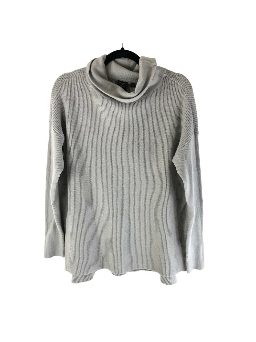 Devotion by Cyrus Womens Sweater Cowl Neck Chunky Knit Gray Size S
